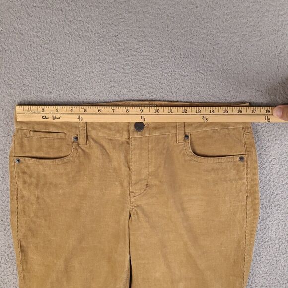 J. Crew Corduroy Pants Womens 30 S Brown Bootcut 33x30.5 Stretch Pockets Jeans - Picture 9 of 13